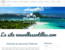Tablet Screenshot of nouvellesantilles.com